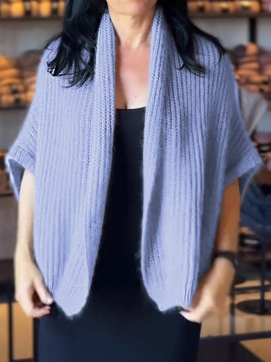 womens-solid-color-short-sleeve-casual-cardigan-sweater