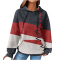 Autumn/Winter Women's Essential Creative Printed Long Sleeve Hooded Sweatshirt