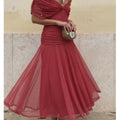 Women's Elegant Mesh Boutonniere Dress