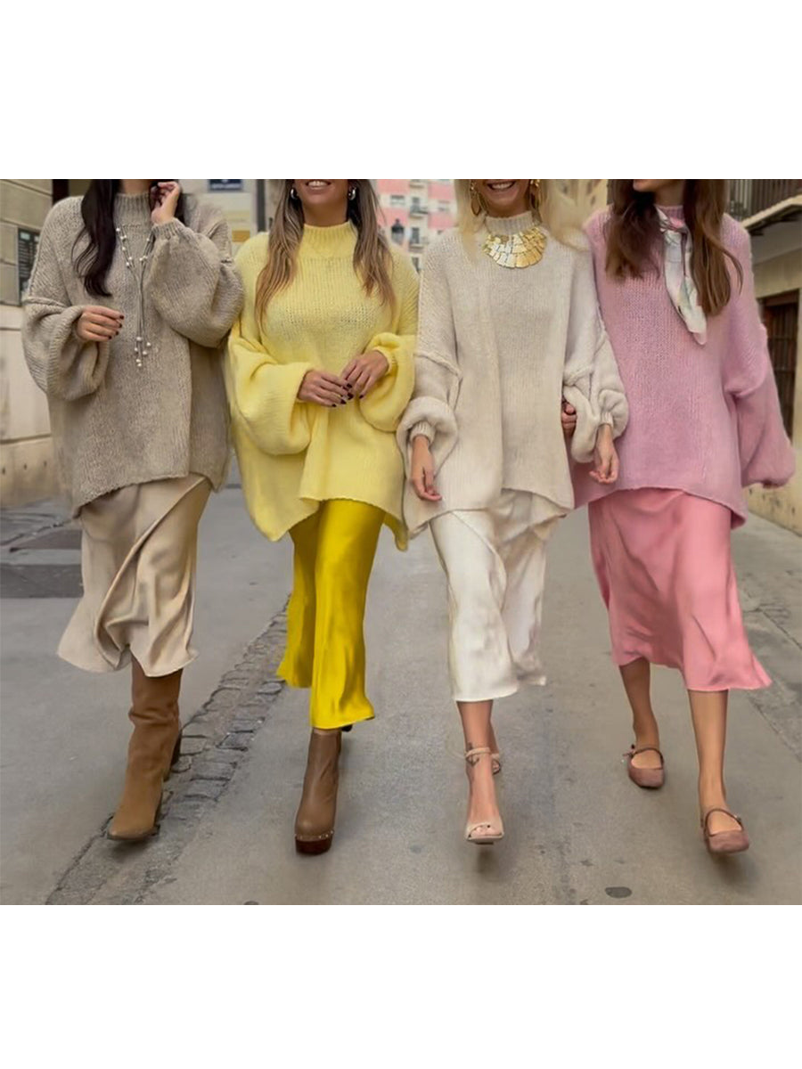 womens-casual-loose-solid-color-knitted-sweater