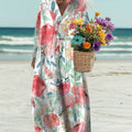 Women's Florals Art Print Casual Dress