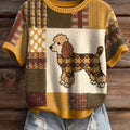 womens-curly-puppy-print-casual-crew-neck-short-sleeve-knitted-sweater
