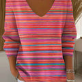 womens-gradient-pattern-art-print-casual-pullover-sweater-k995
