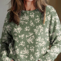 womens-vintage-floral-art-print-knit-pullover-sweater-8ard