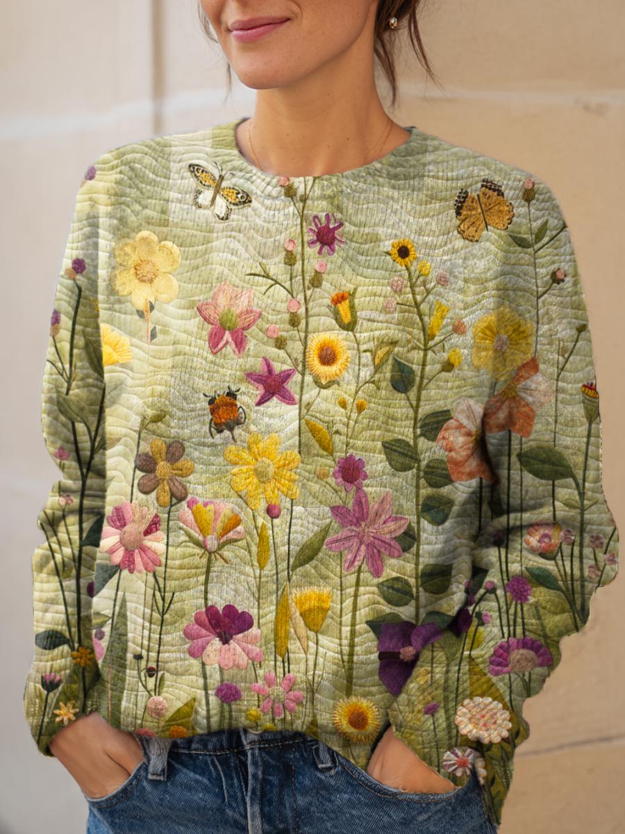 womens-vintage-floral-art-print-knit-pullover-sweater-2pn9