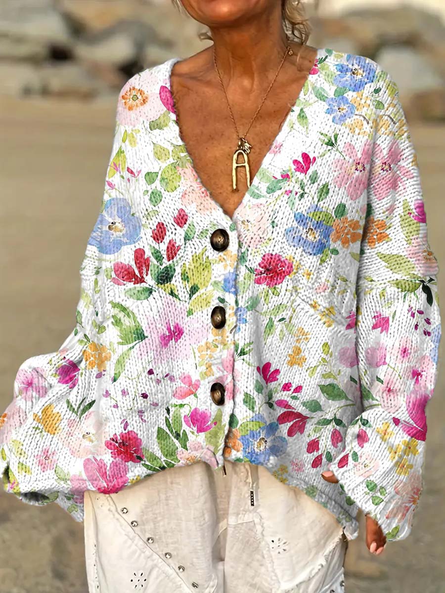 womens-artistic-watercolor-flowers-casual-pullover-sweater-9mdj