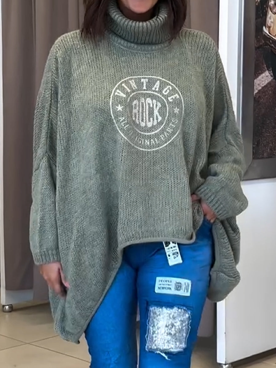 womens-womens-casual-asymmetrical-hem-turtleneck-pullover-wool-sweater