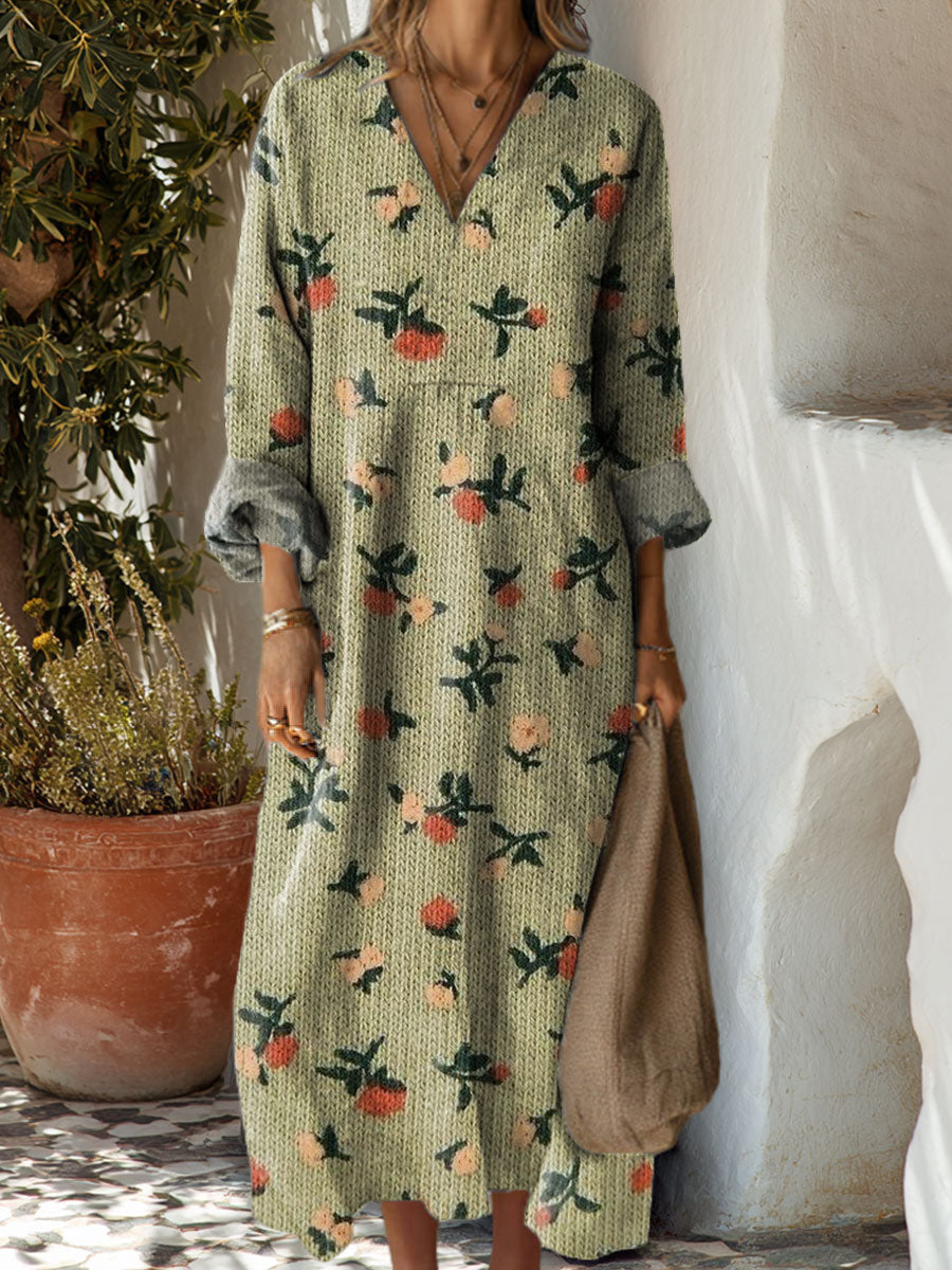 Women's Flowers Floral Art Casual Print Dress