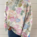womens-colourful-art-flowers-print-knit-turtleneck-pullover-sweater