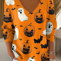 womens-funny-halloween-pattern-art-print-casual-pullover-sweater