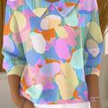 womens-beautiful-colorful-color-block-graffiti-painting-art-print-casual-peter-pan-collar-3-4-sleeve-sweater