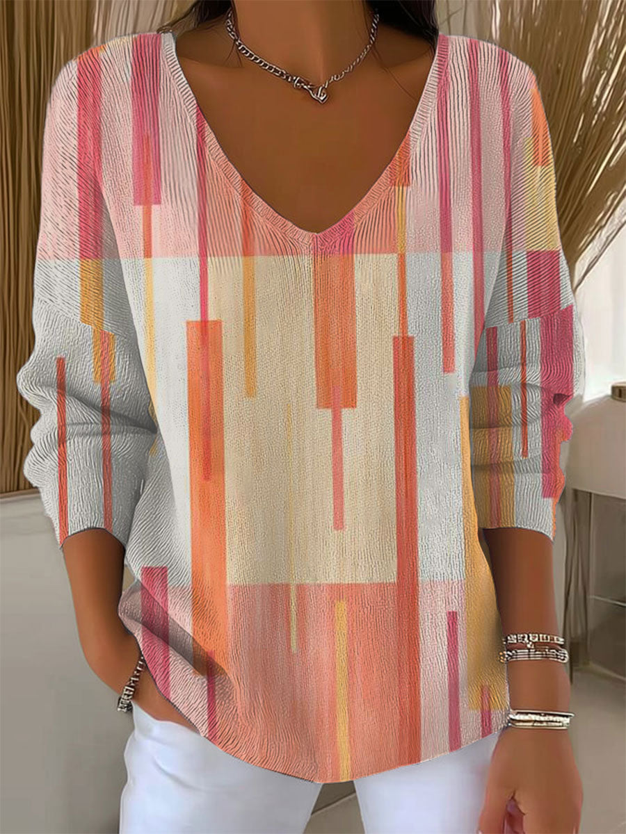 womens-vintage-abstract-geometry-art-print-casual-pullover-sweater-zu7y