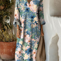 Women's Flowers Art Casual Print Dress