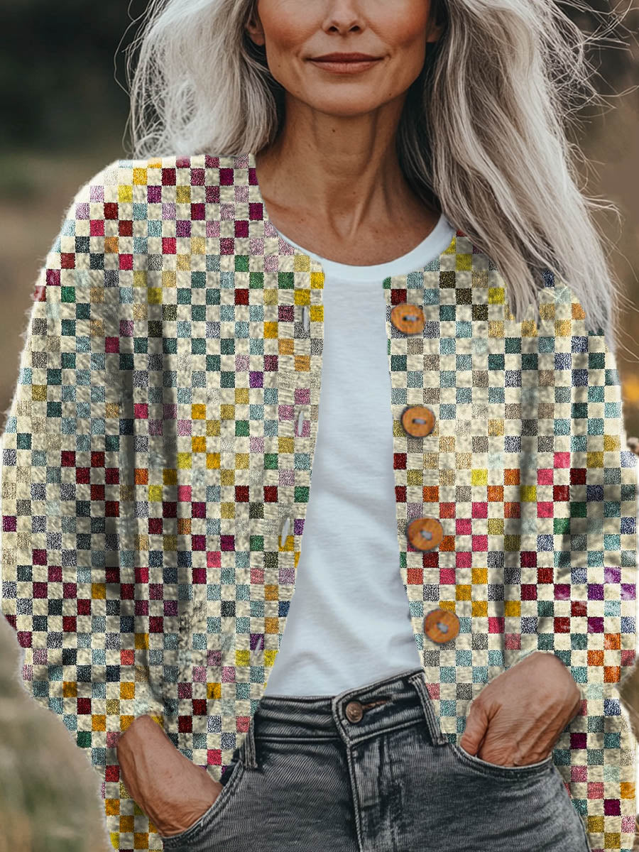 womens-abstract-pattern-art-print-buttoned-cardigan-sweater-oxh4