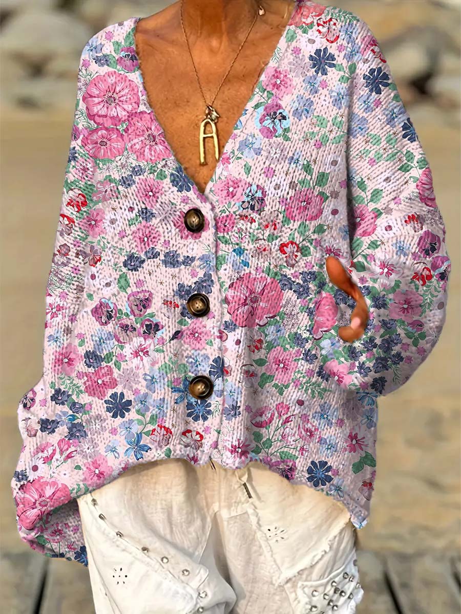 womens-retro-artistic-flowers-casual-pullover-sweater-f3np