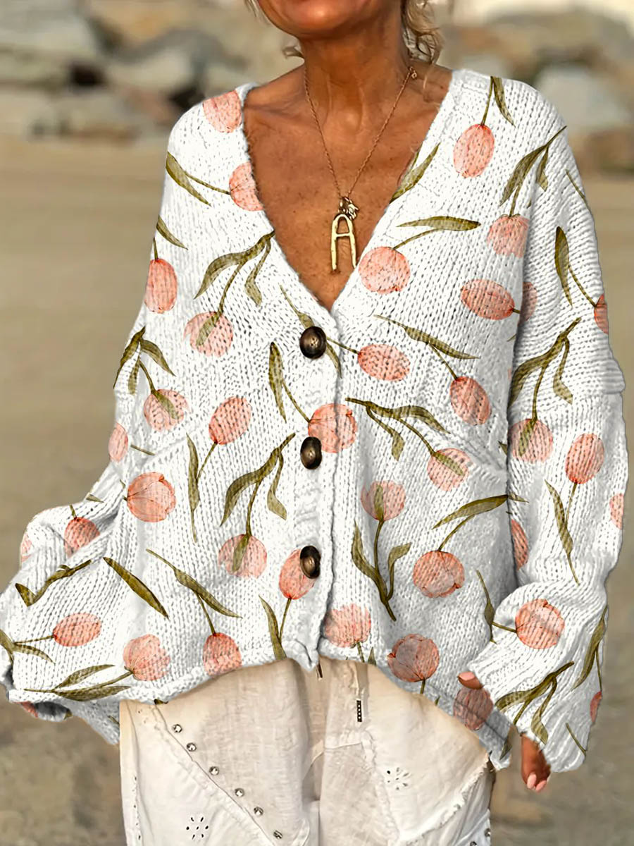 womens-lovely-floral-pattern-art-print-casual-pullover-sweater-qkwr