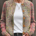 vintage-flower-art-print-buttoned-cardigan-sweater-f3ur