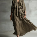 Women's Lace-trim Loose Dress