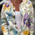 womens-retro-art-watercolor-flowers-print-buttoned-cardigan-sweater-4yym