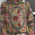 Vintage-Blumenmuster-Strick-Rollkragenpullover-Pullover-P6N5 