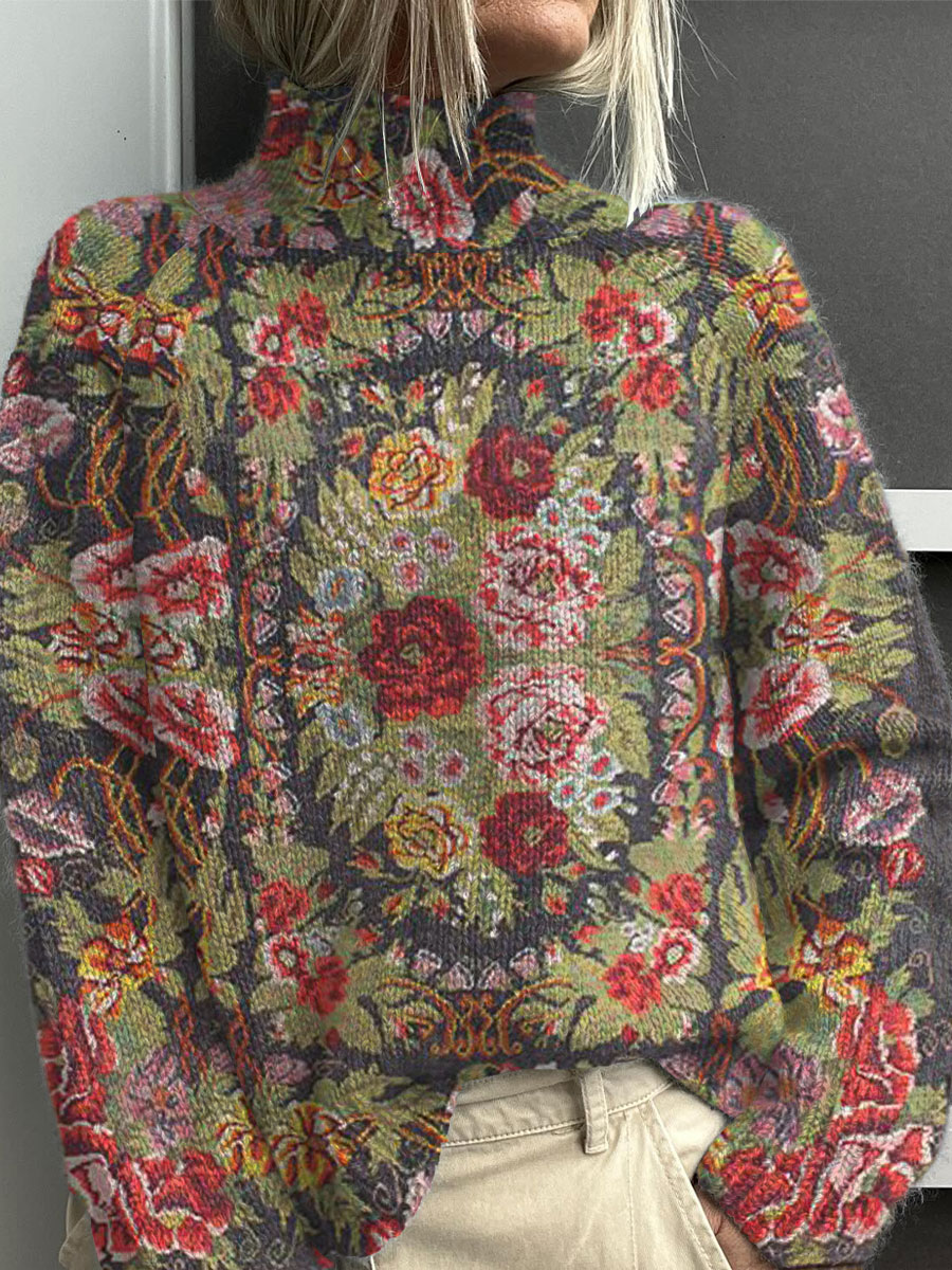 vintage-floral-art-print-knit-turtleneck-pullover-sweater-p6n5