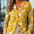 abstract-yellow-floral-painting-art-print-buttoned-cardigan-sweater