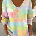 womens-beautiful-colorful-abstract-color-block-painting-art-print-casual-pullover-sweater