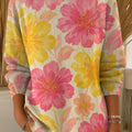 womens-flowers-colors-casual-pullover-sweater-l112