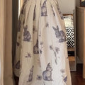 Women's Cute Bunny Print Cotton Skirt