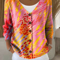 gradient-colors-print-buttoned-v-neck-cardigan-sweater-zcaf