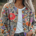 womens-vintage-floral-pattern-art-print-buttoned-cardigan-sweater