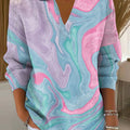 womens-curved-color-blending-printed-casual-sweater