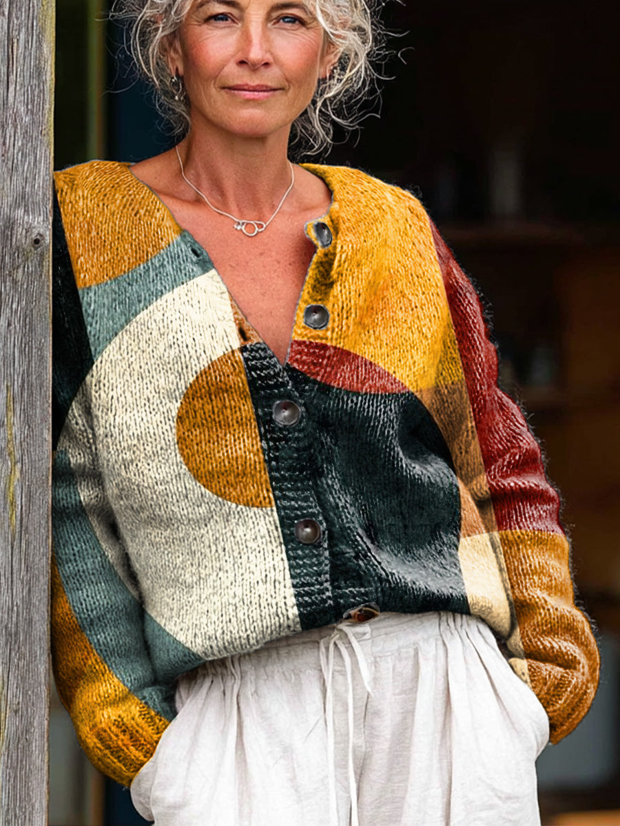 abstract-colorful-geometric-color-block-painting-art-print-buttoned-cardigan-sweater