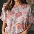 womens-vintage-floral-art-print-casual-crew-neck-short-sleeve-knitted-sweater-t076