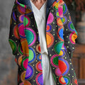 abstract-colorful-semicircle-painting-art-print-unisex-plush-thick-long-sleeved-sweater-cardigan-coat