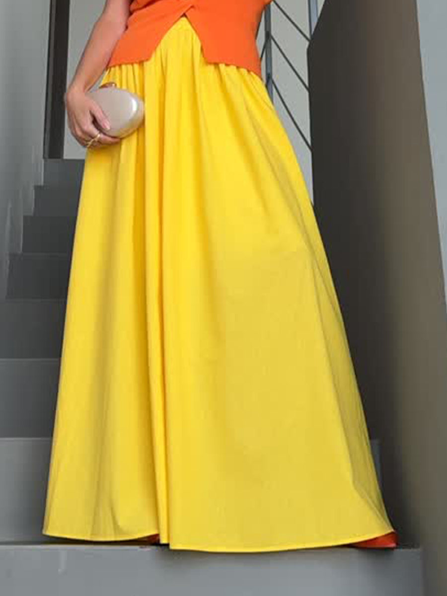 Women's 100% Cotton Casual Skirt