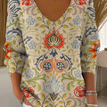 womens-vintage-floral-pattern-art-print-casual-pullover-sweater-074a