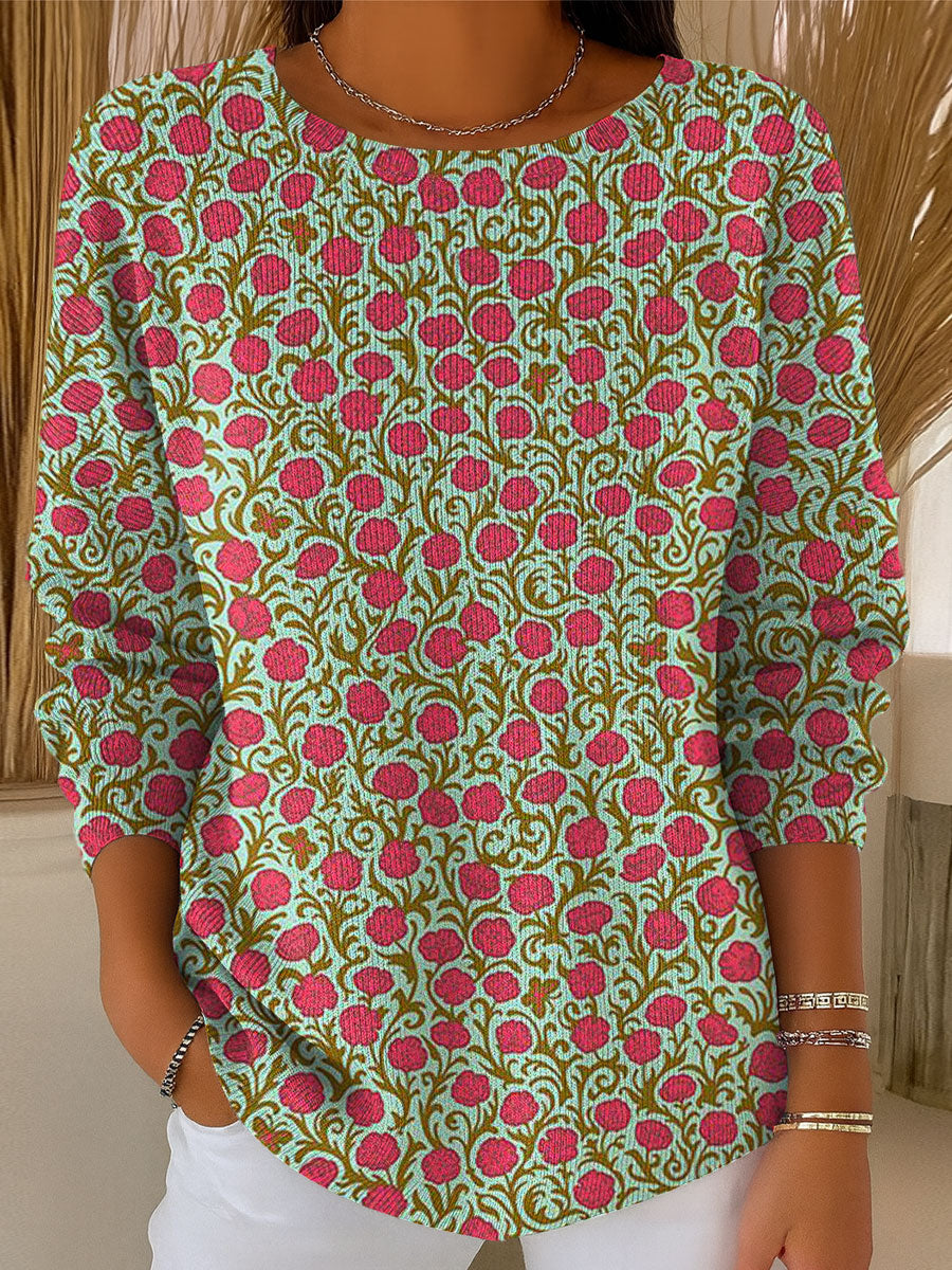 womens-flowers-geometric-colors-casual-pullover-sweater-non3