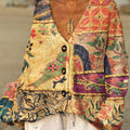 womens-vintage-floral-bird-pattern-art-print-casual-pullover-sweater