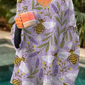 womens-vintage-bee-floral-art-print-casual-pullover-sweater-55rp