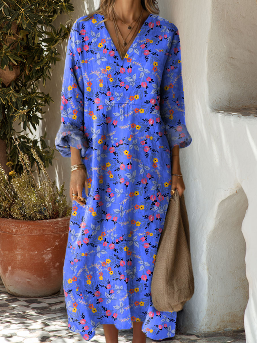 Women's Flowers Floral Art Casual Print Dress