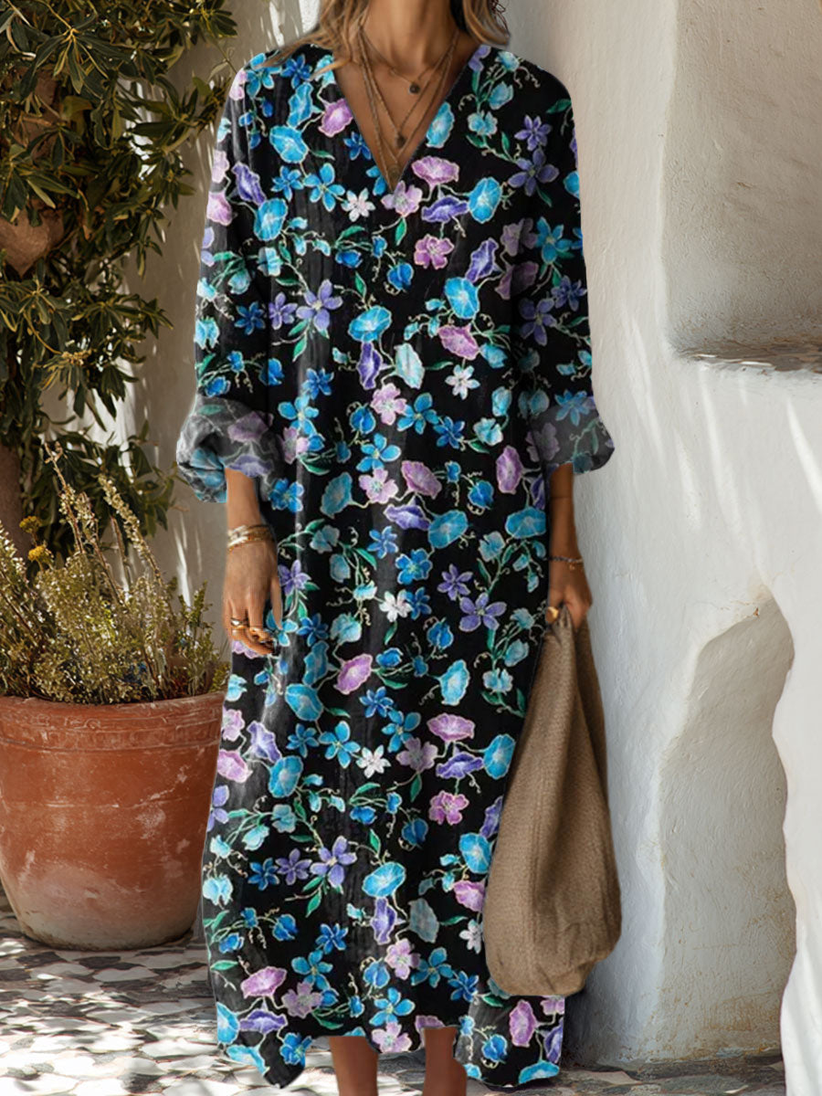 Women's Flowers Floral Art Casual Print Dress