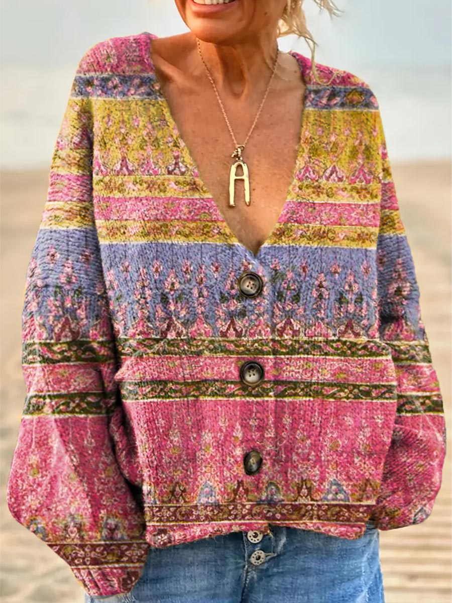 womens-floral-pattern-art-print-casual-pullover-sweater-swgj