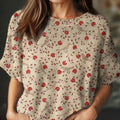 womens-vintage-floral-art-print-casual-crew-neck-short-sleeve-knitted-sweater-pnna