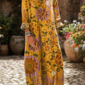 Robe pour femme à imprimé floral vintage