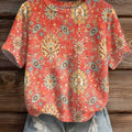 womens-vintage-pattern-art-print-casual-crew-neck-short-sleeve-knitted-sweater-b5k8