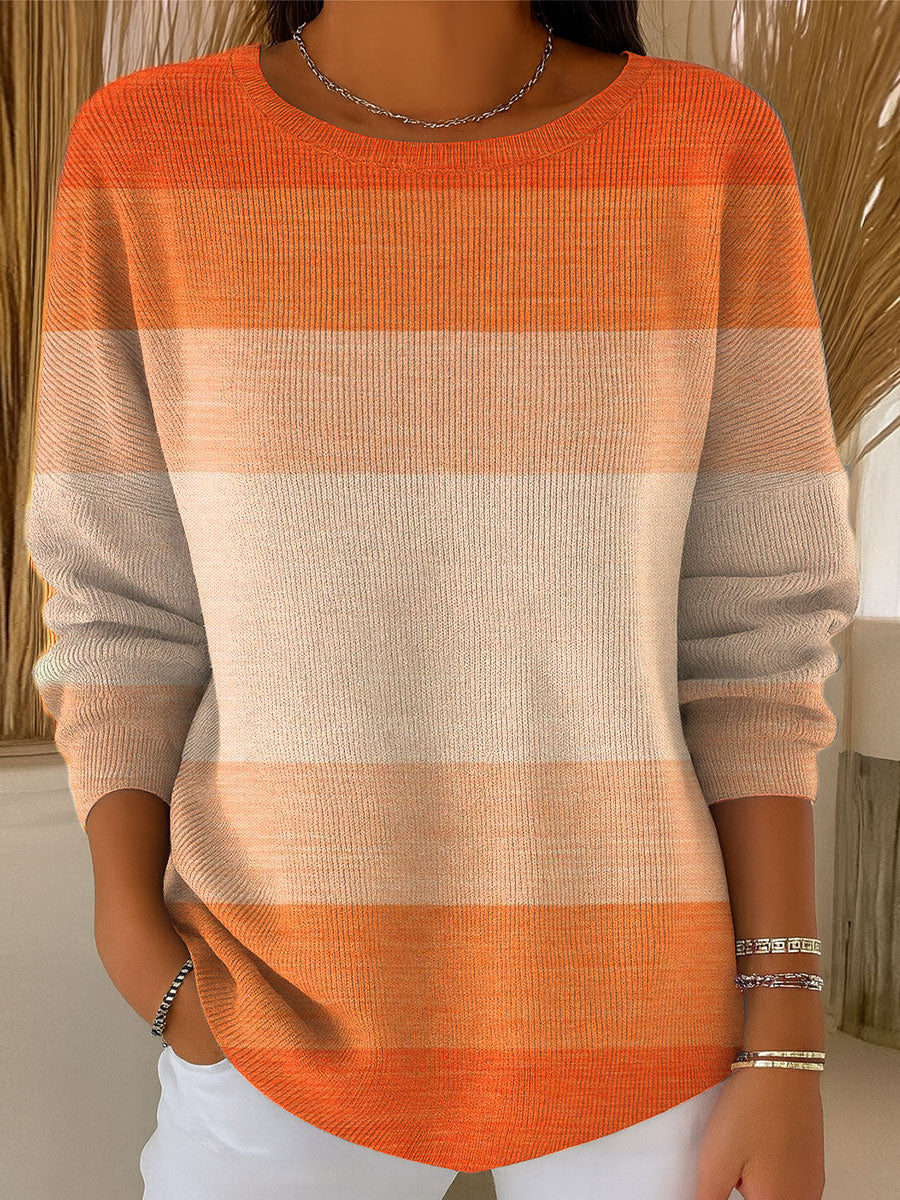 womens-vintage-gradient-art-print-casual-pullover-sweater-b0ab
