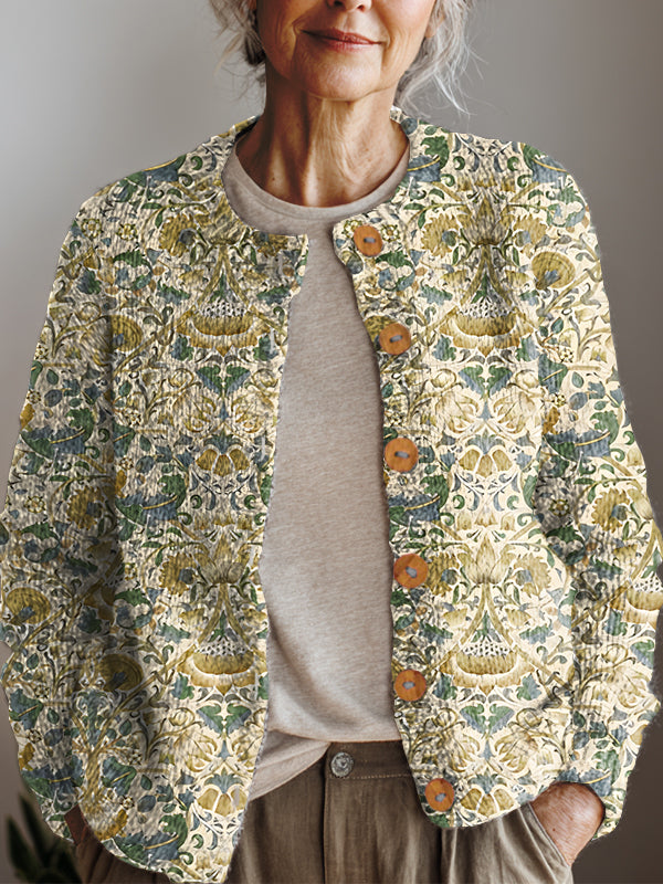 womens-vintage-ethnic-art-flowers-print-buttoned-cardigan-sweater