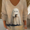 womens-vintage-ghost-art-print-casual-pullover-sweater-7xka