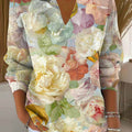 womens-vintage-floral-art-printed-casual-sweater